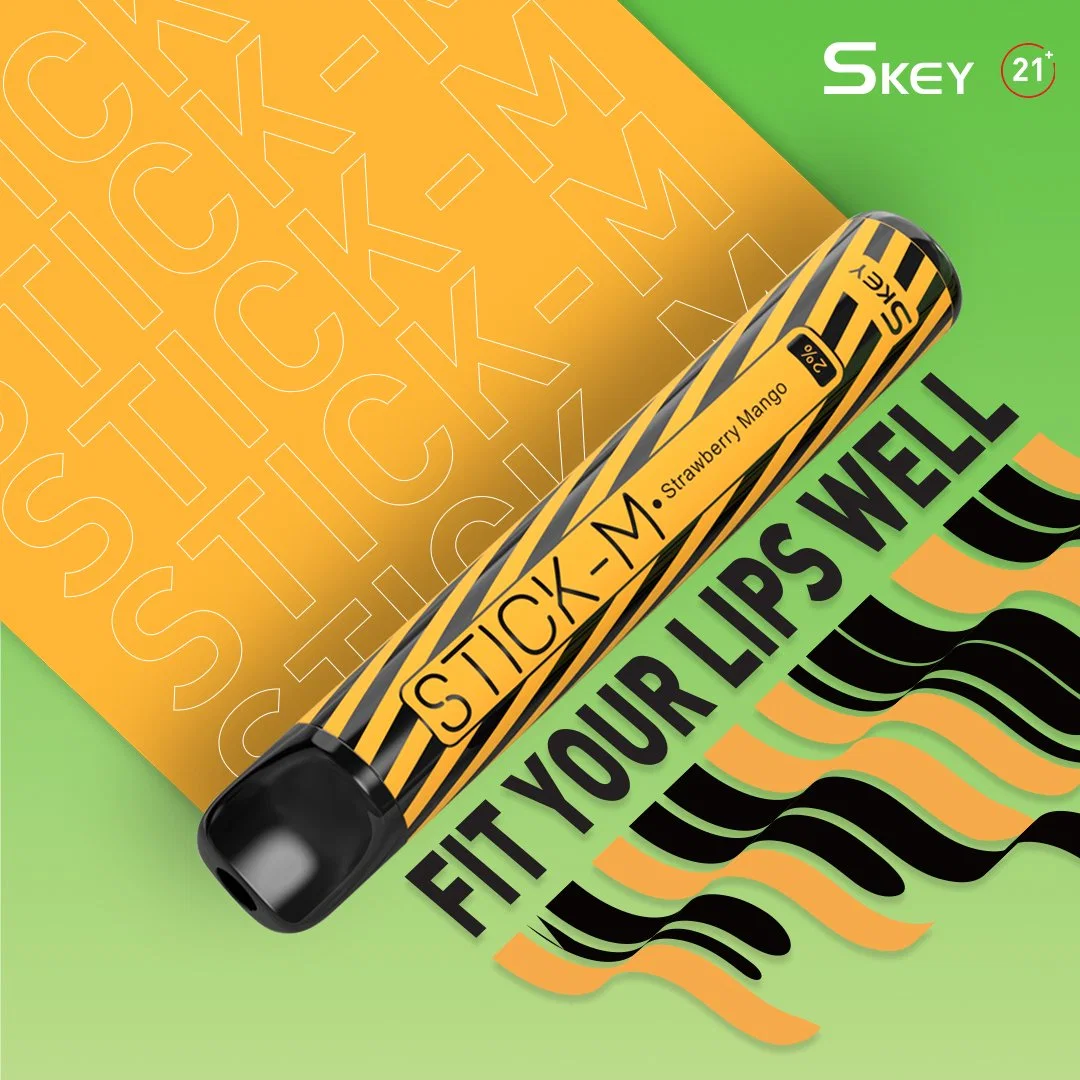 600 Puffs Skey Stick-M Disposable/Chargeable Vaporizer Wholesale/Supplier Disposable/Chargeable Vape Pen Original Factory E Cigarette Price