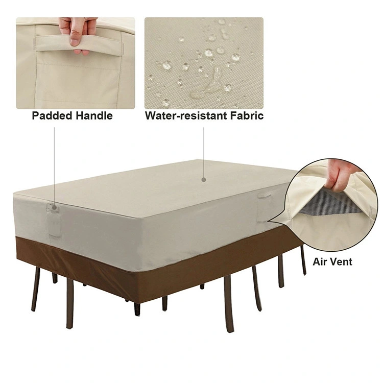 Oxford sillas al aire libre Tabla Cubierta impermeable resistente al polvo tapa muebles