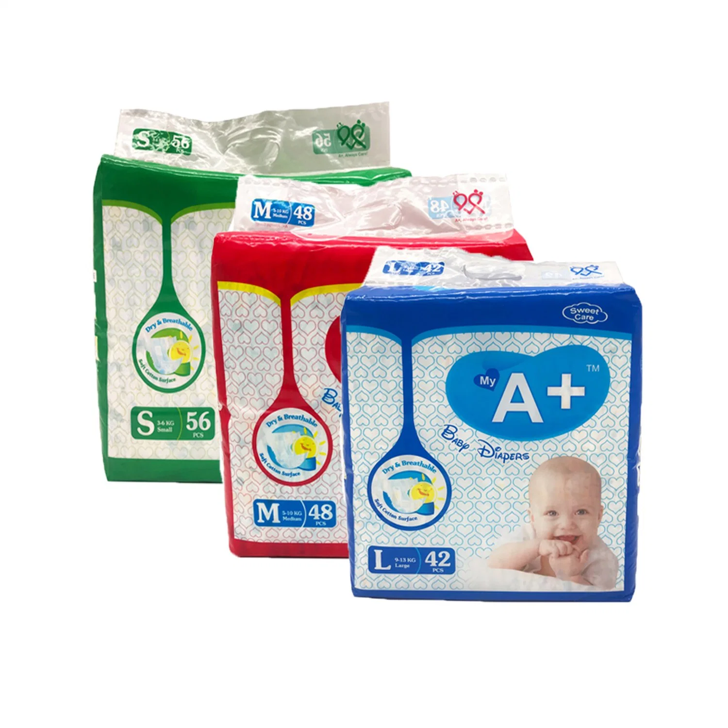 Wholesale/Supplier Infant Cotton Breathable Nappies Diapers Baby Diapers in Bulk