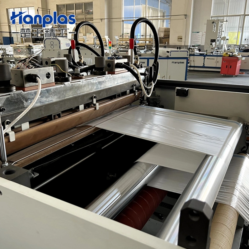 HP-Rd Hanplas Household Roll Type Automatic Tension Control Interleaved Draw Tape Garbage Bag on Roll Making Machine