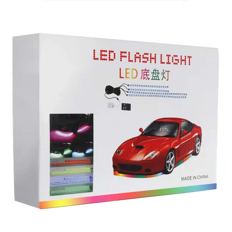 New LED RGB Decorative Atmosphere Lamp Remote /APP Control Underbody System Neon Light Car Underglow Flexible Strip IP68