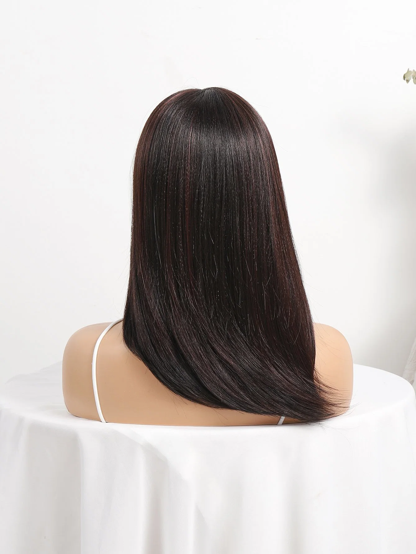 New Cross Border MID-Length Hair Extensions Chemical Fiber Wig Headpiece