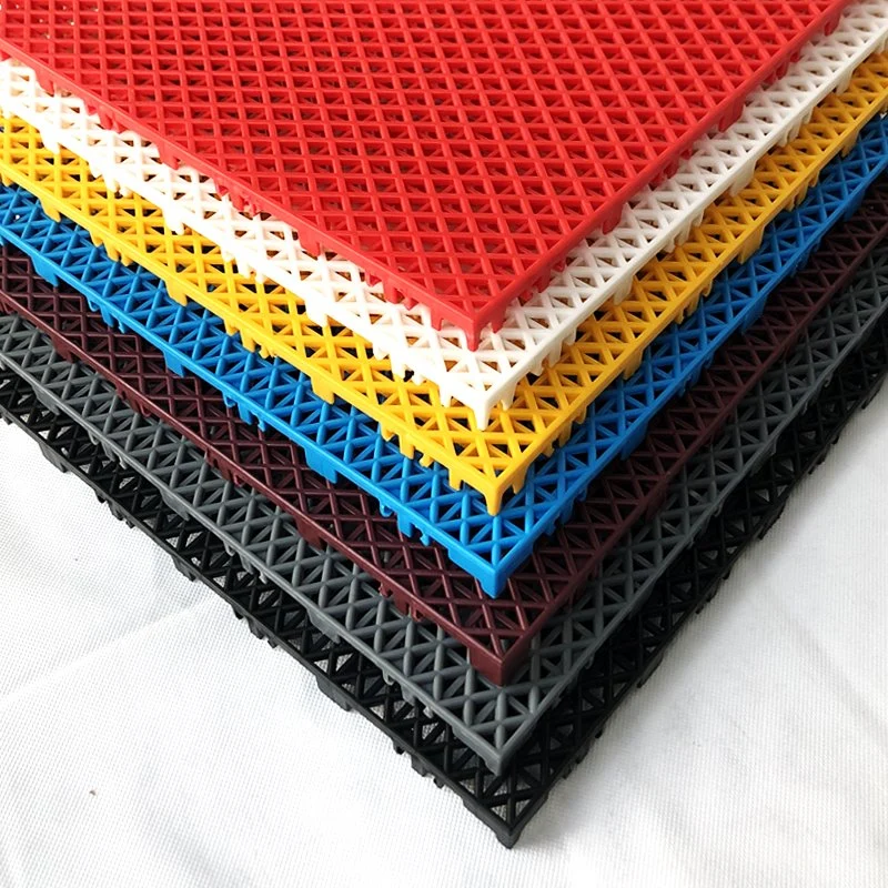 Interlocking Plastic Floor Tile Portable Running Track Suspension Flooring