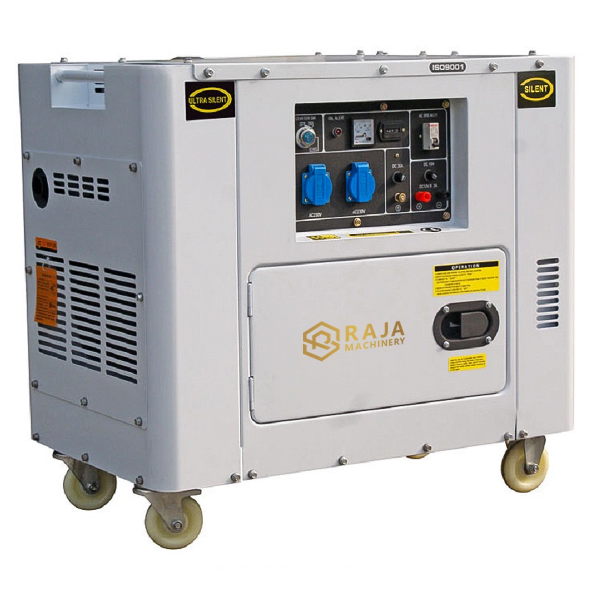 Super Silent  Air Cooled 5.7KW Diesel Generator for Outdoor Electricity Supply