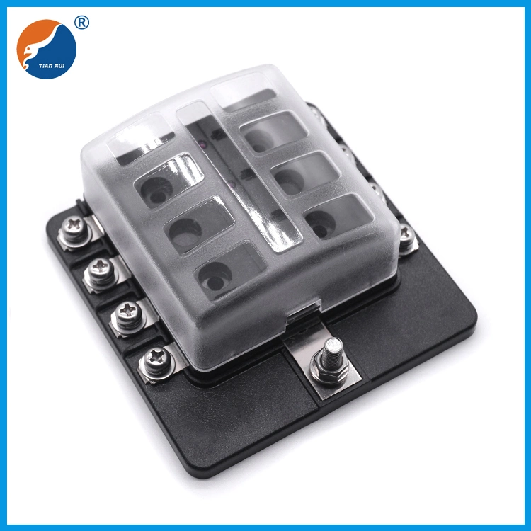 8 Ways Multiple LED Car Fuse Box with Screw Terminal