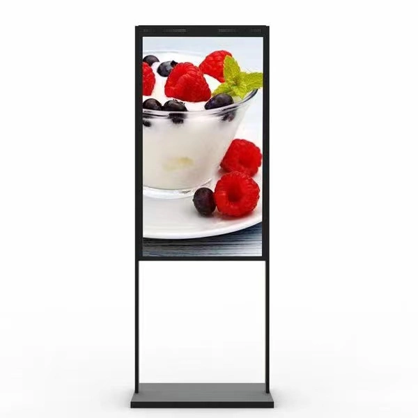 43 Inch Super Thin Infrared Touch Digital Signage Kiosk Advertising Standee with WiFi LCD Display Panel