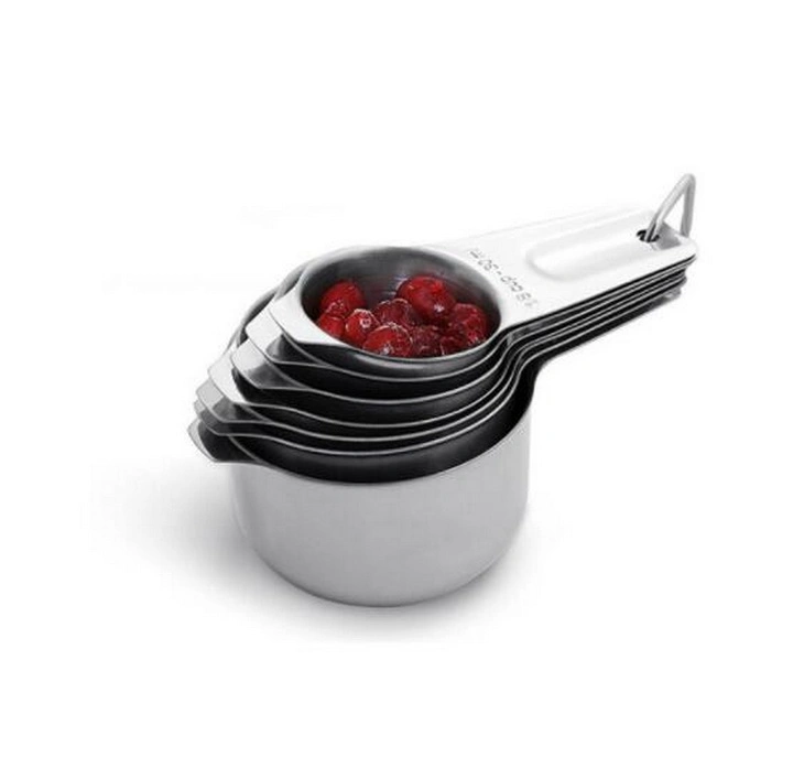 Top Seller de medición de acero inoxidable tazas y cucharas para juegos de utensilios de cocina