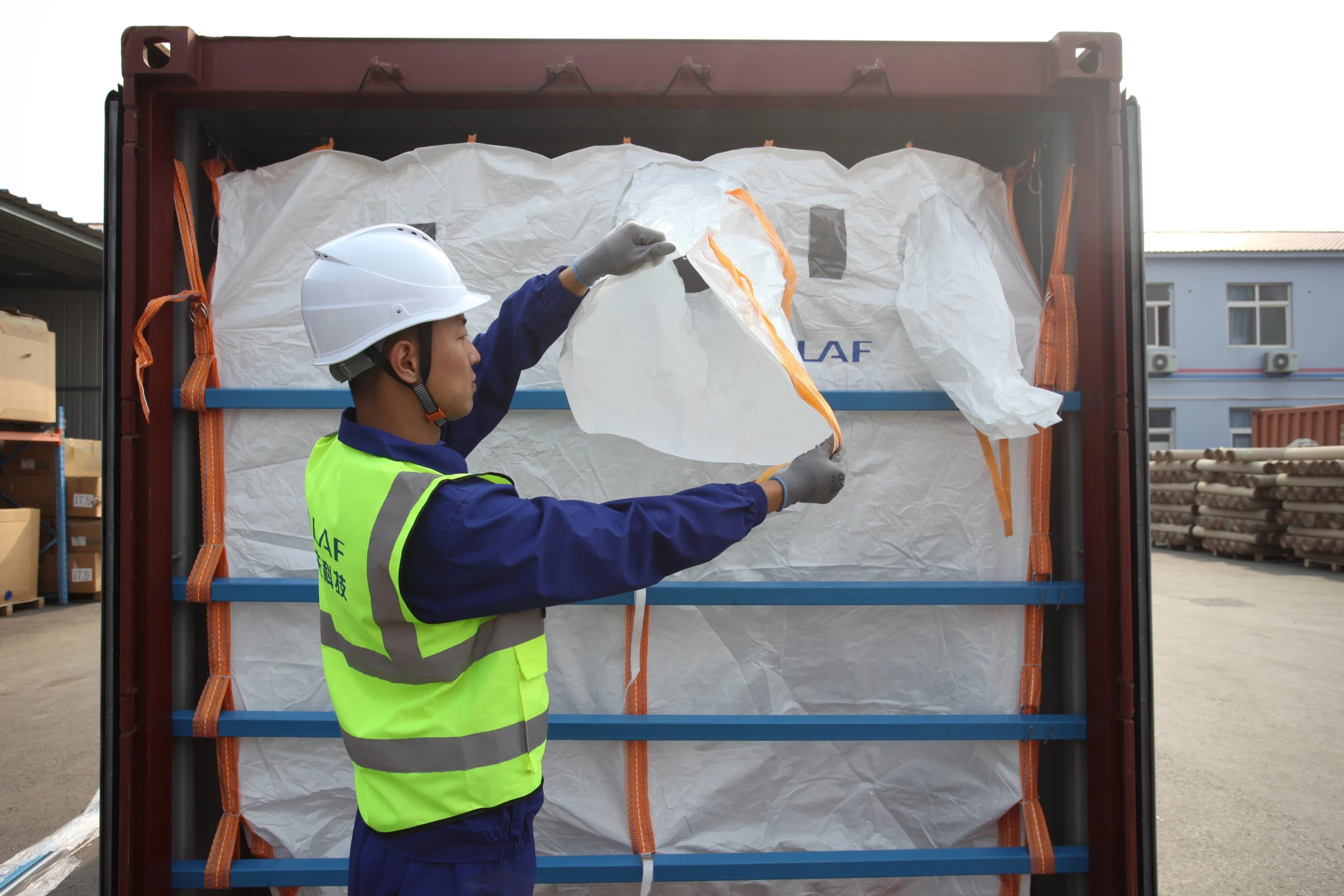 HDPE Container Liner for Bulk Non-Hazardous Free Flowing Pellets