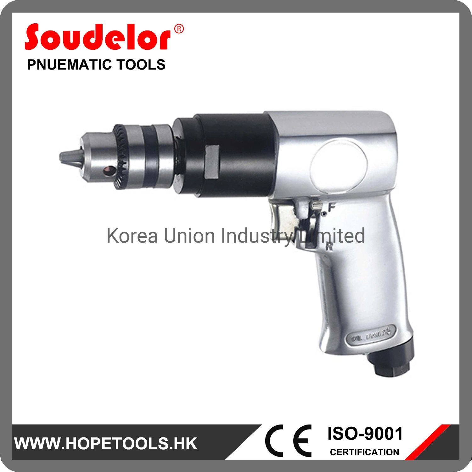 Professional China Automotive Drilling Tools 3/8" Air Pneumatic Power Drill