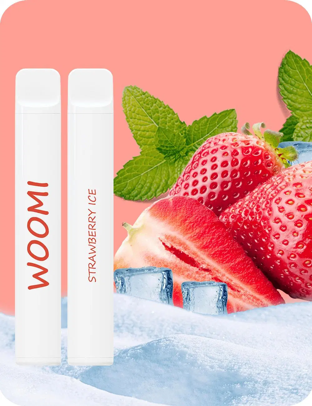 Woomi E Cig White Snow 600 أطعم النكهات الزرقاء Risan Lemonade 2 ٪ نيكوتين القرد يمكن posable