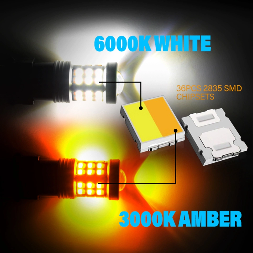 Gview V36 White/Amber/Red/ice bule/golden yellow 2835 36smd bulb car led signal light