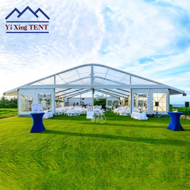 High quality/High cost performance  Custom Logo Size Printing Luxury Large Beach Wedding Party Arcum Tent