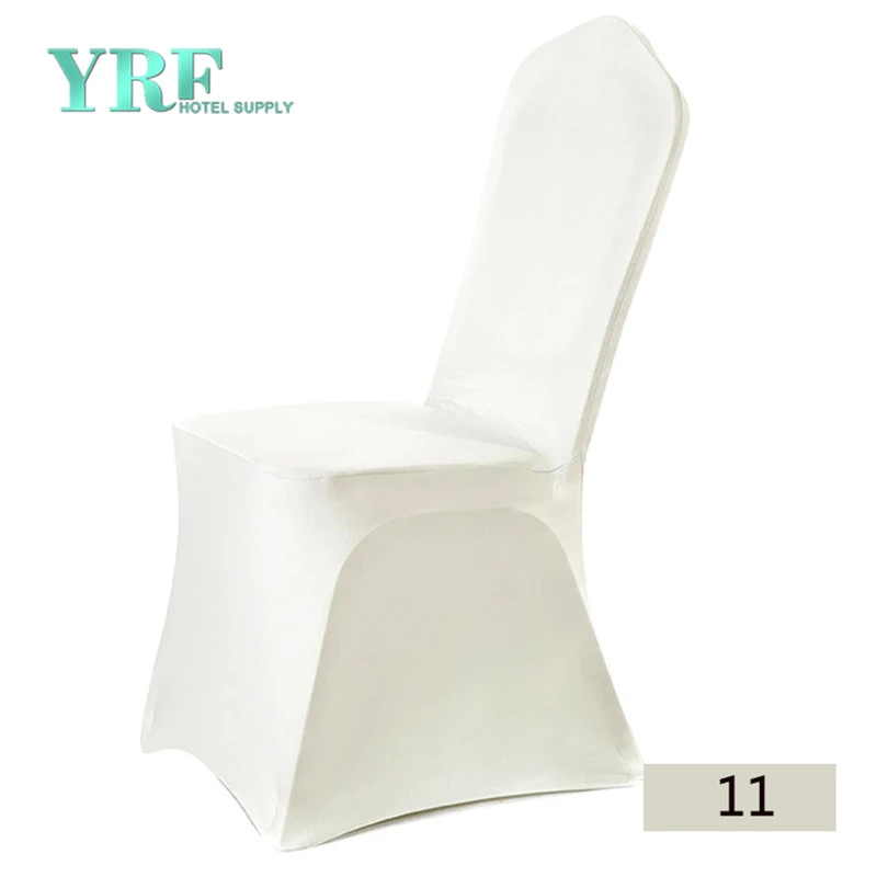 Guangzhou Foshan Original Factory Stretch Polyester Chair Cover Template Tie Backs for Yrf