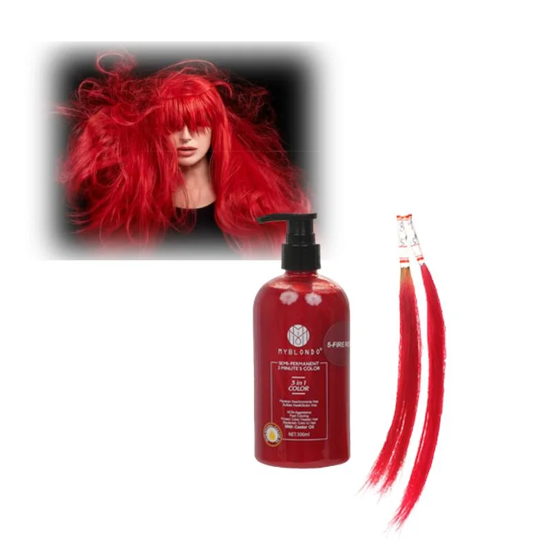 High quality/High cost performance  Wholesale/Supplier Sem Permanent Hair Color Protect Ammonia Free Salon 3 Minutes Fast Hair Dye 300ml