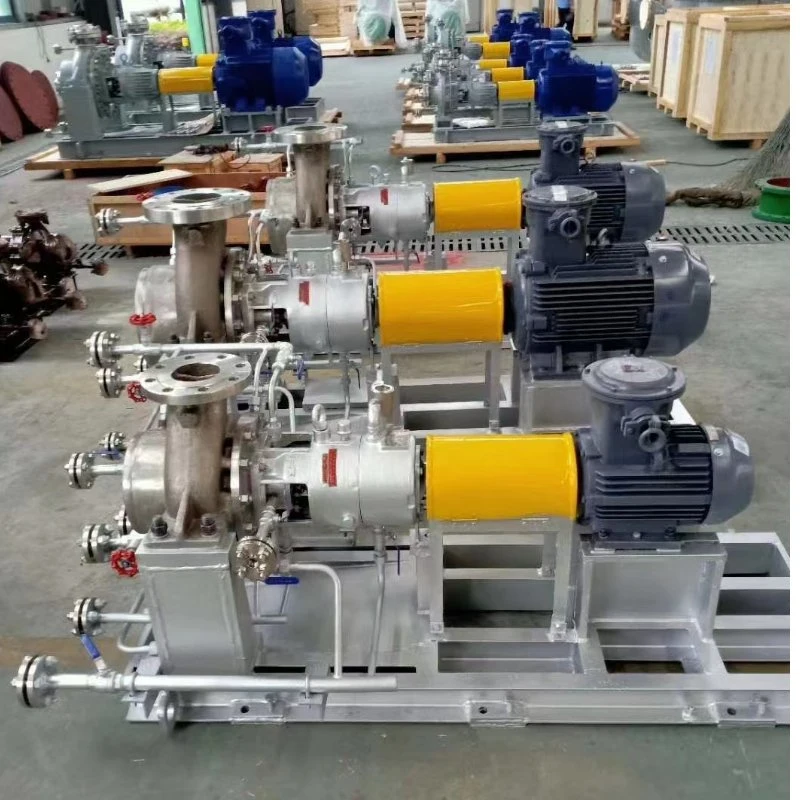 API 610 Horizontal Chemical Process Petroleum Industrial Ocean Pull-Back End-Suction Centrifugal Water Pump with External Cooling System in SS304/316