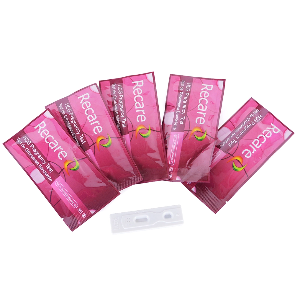 China OEM 99.9% Accurate HCG Current One Step Easy to Use Rapid Pregnancy Test for HCG