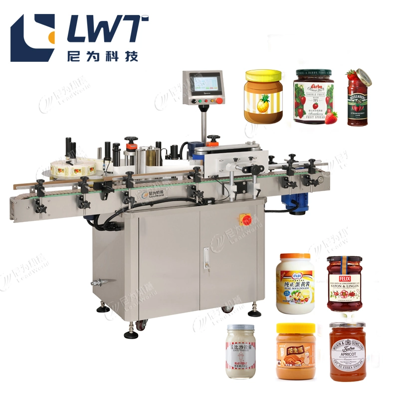 Glass Edible/Peanut/Toothpick Holder/Storage Tank/Bean Sauce/Seasoning/Flower Tea Bottle Non-Dry Sticker Labeling Machine