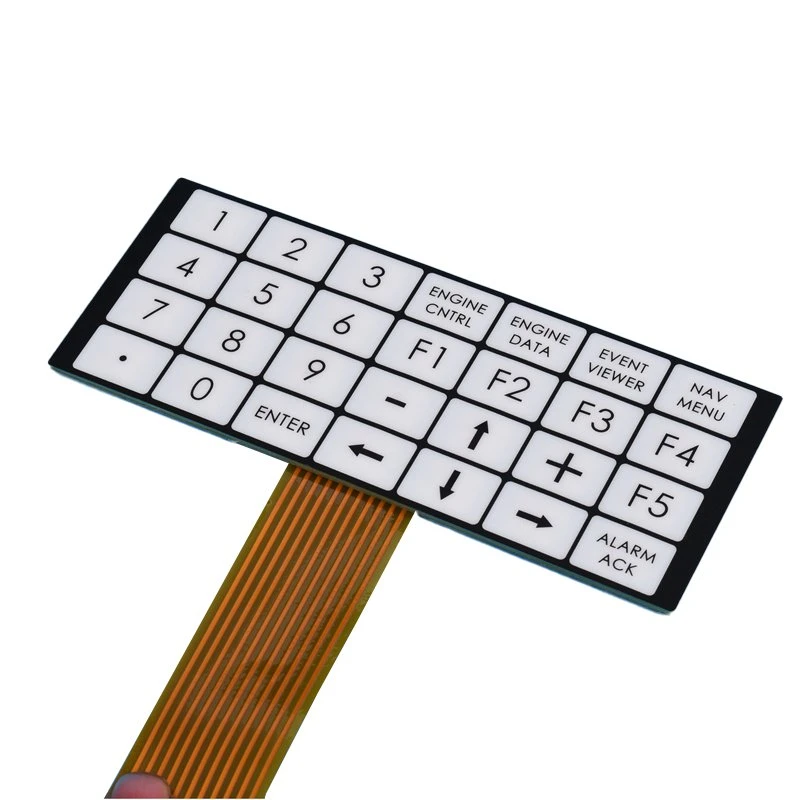 FPC Circuit Flexible Flat Printed PCB Membrane Switch Circuit