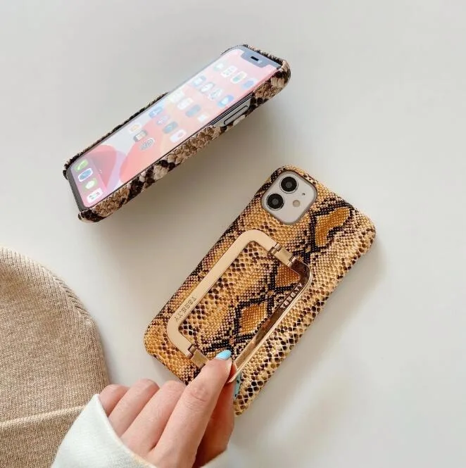 IPhone 12 pro Max Fall Snakeskin Muster Back Cover für IPhone 11 pro Max XS Max X 8 Plus 12 Fall