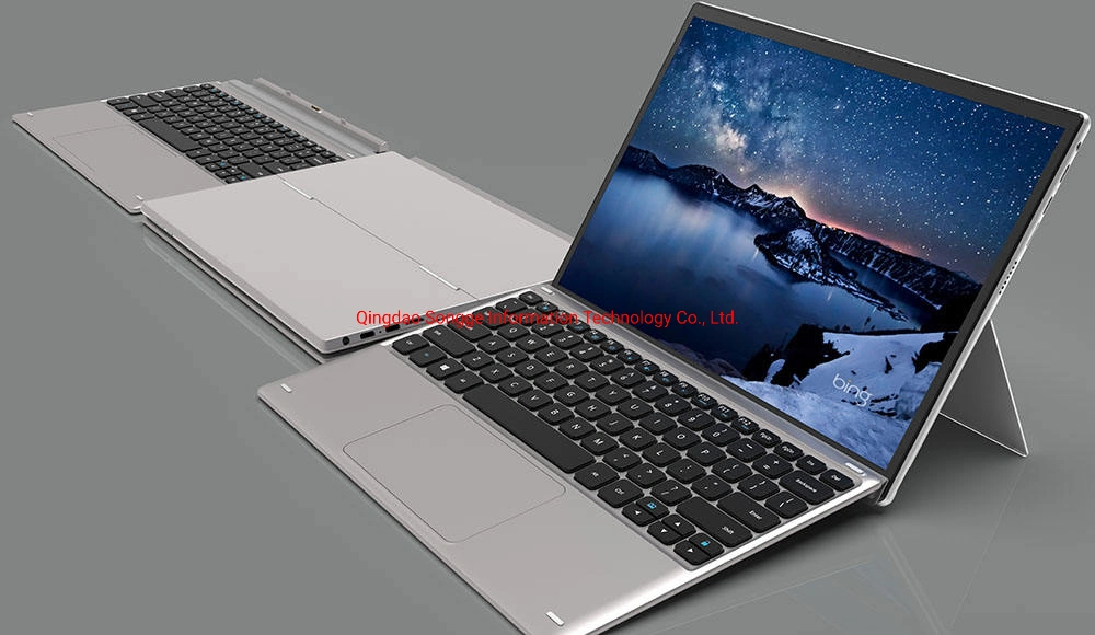 Stylish Design 12.3 8GB+512GB Touch Screen 2-in-1 Laptop Win 11