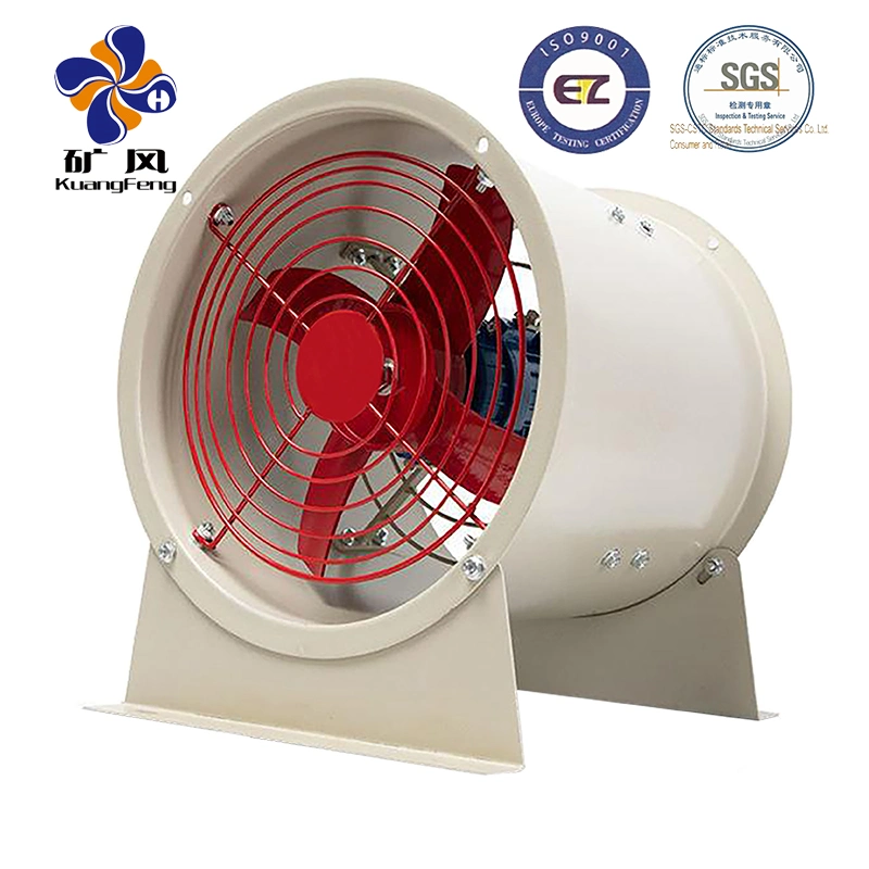 Acero inoxidable Industrial y Minero conducto de ventilación flujo axial a prueba de explosiones Ventilador de escape