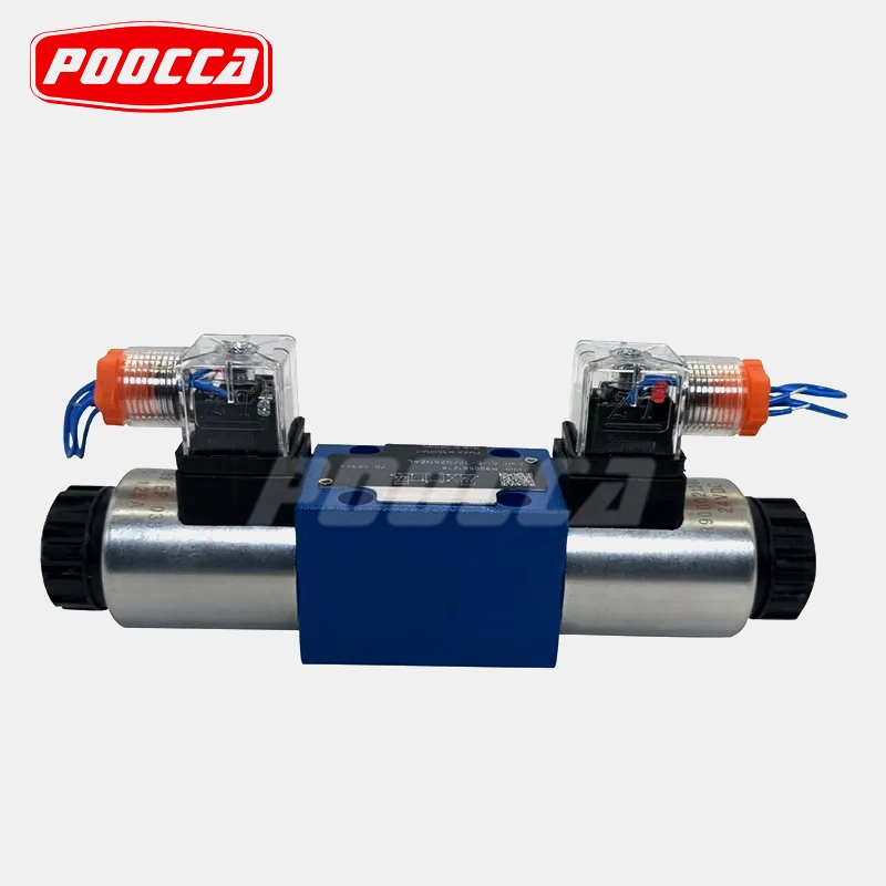 Distribuidor de dirección hidráulico industrial 4tenemos 6 D6X/EG24N9K4/T06ZV con solenoide eléctrico 24 V CC