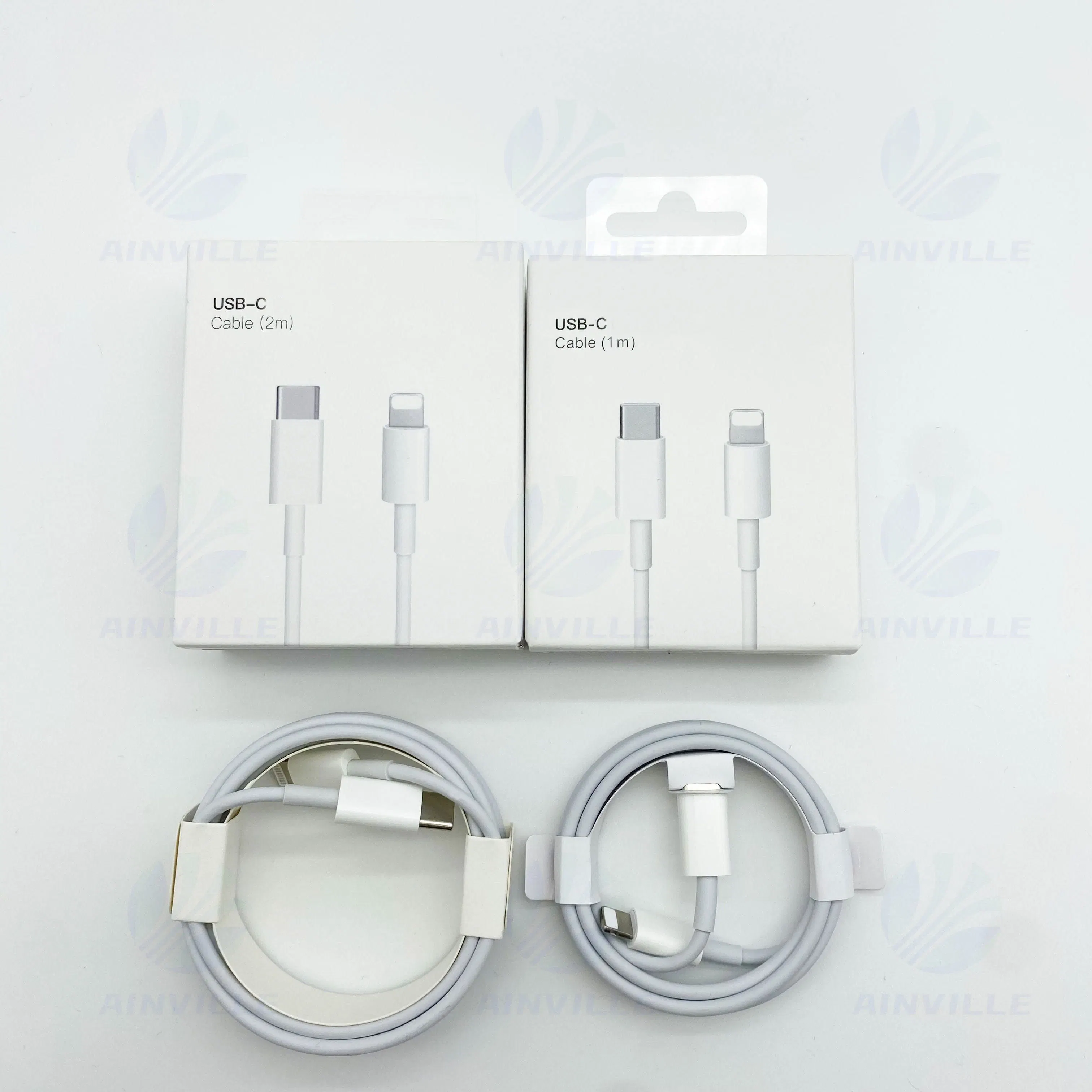 1m cable USB Lightning PD Fast para Lightning a Appl Teléfono 12 11 13 14 15 PRO Mini Max Plus Cable de datos cable de carga rápida