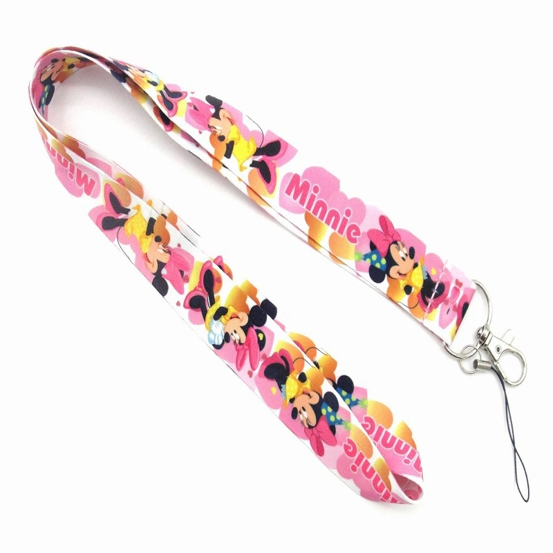 High quality/High cost performance  Fashion Customized Logo Heat Transfer Neck Phone Key Lanyard Polyester Lanyard