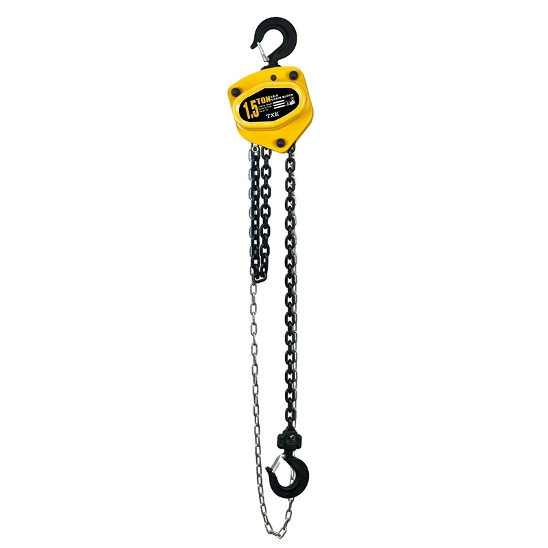 Txk 3 Ton Vital Chain Hoist Block and Tackle G80 Chain Block 20 Ton