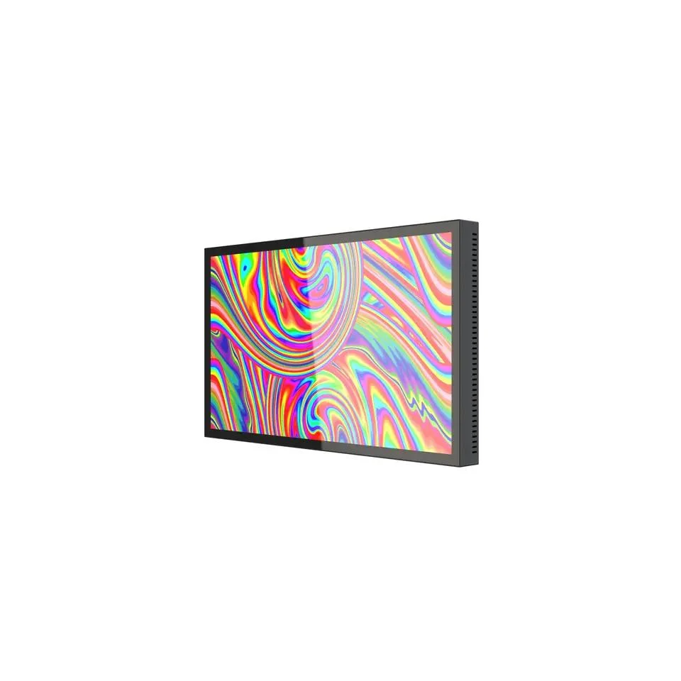 شاشة عرض إعلانات على الحائط 3000nits ذات وصلة بصرية وشاشة LCD بتصميم لا يحتوي على مروحة شاشة اللمس الإشارات الرقمية