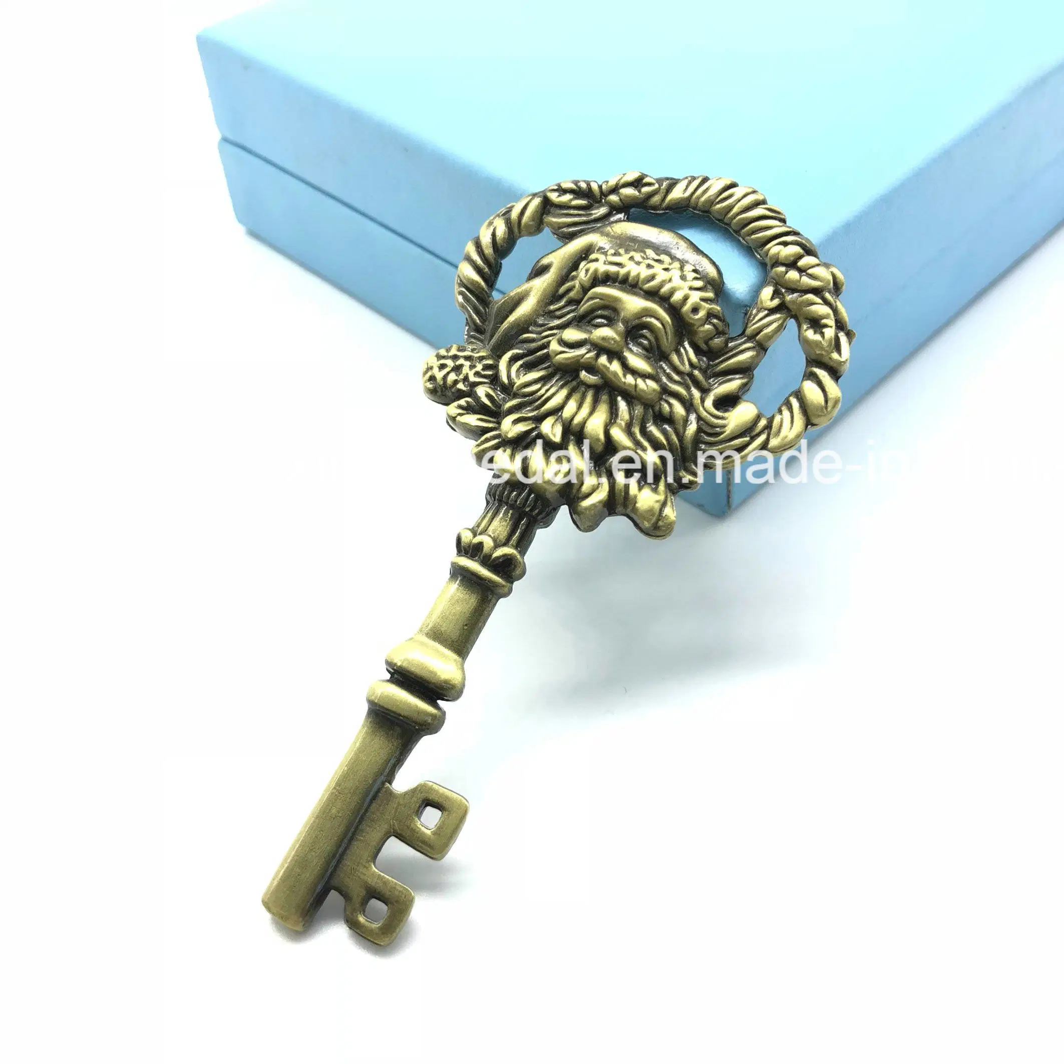 Custom Christmas Metal Key Gift Santa Gift