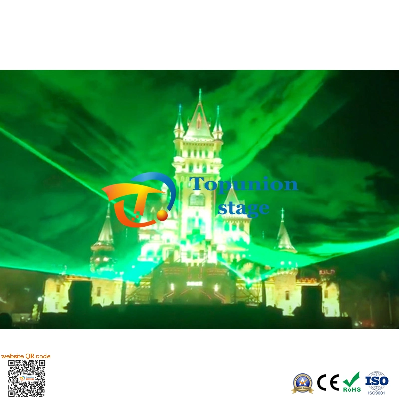 IP65 Multi Color Animation Northern Laser Lights Time Tunnel Music Festival Show Equipment