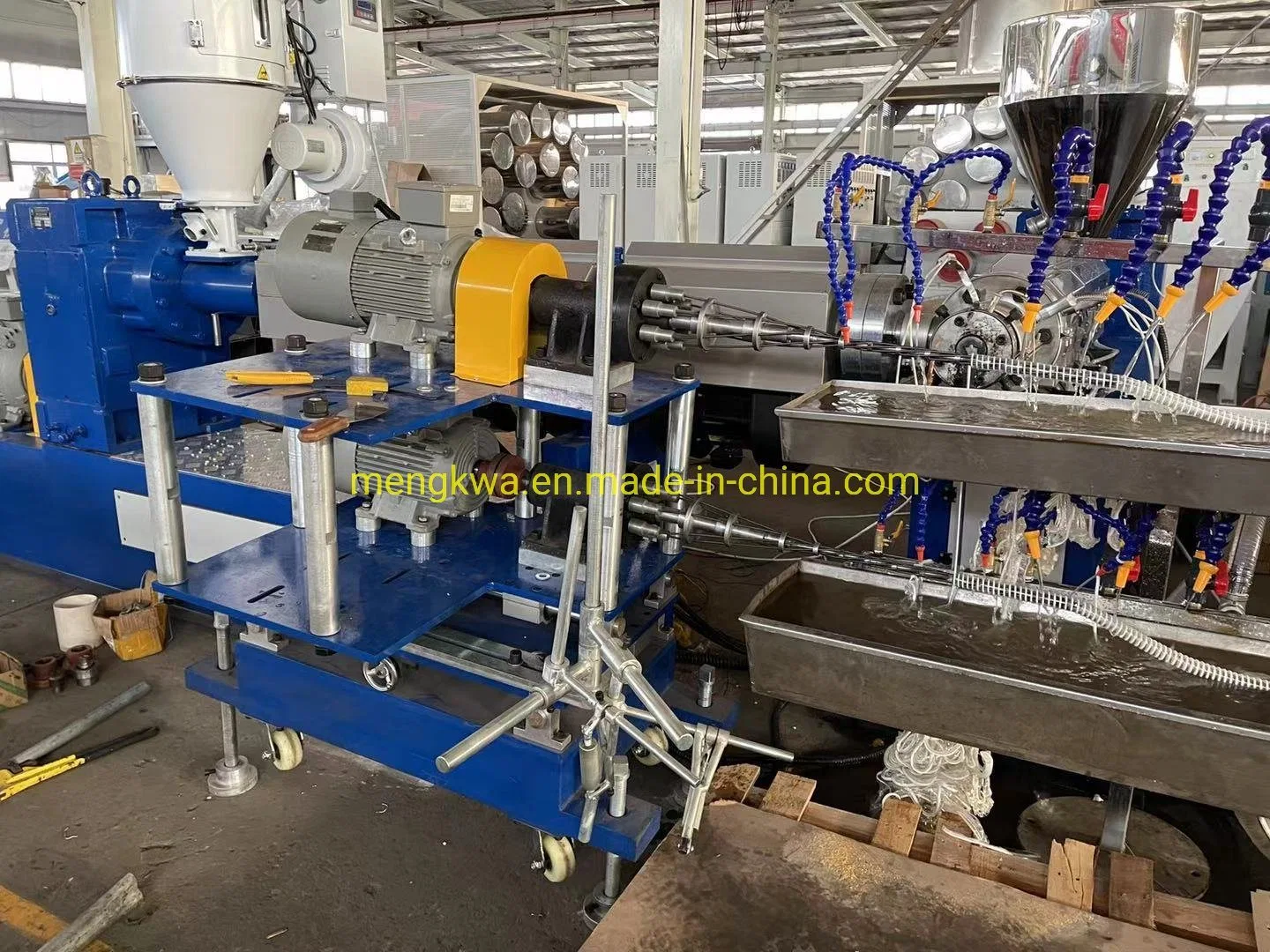 Plastic PVC Spiral Suction Composite Hose Pipe Machine Extrusion Line Flexible Hose Pipe Line