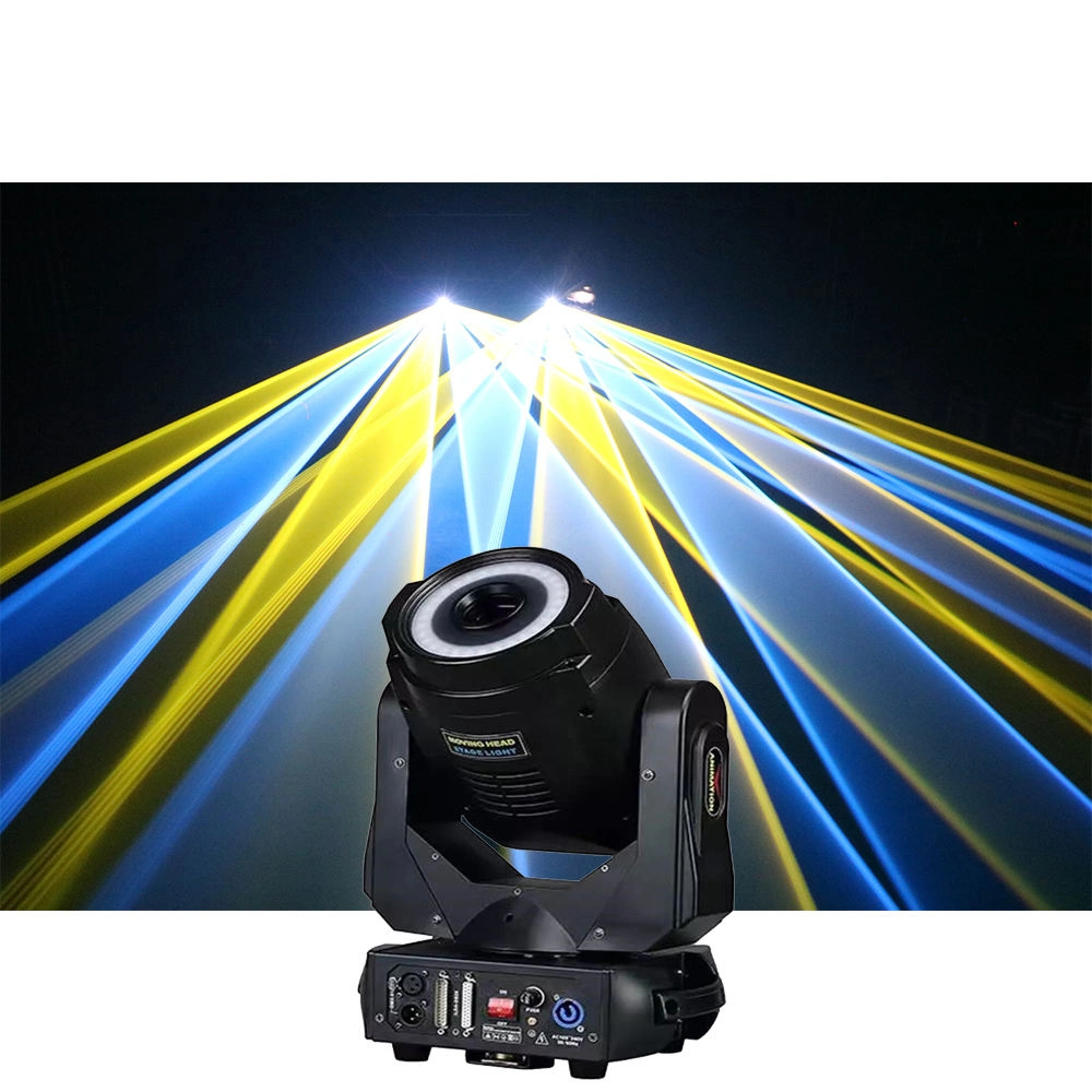 Laser Moving Head Light with LED Ring for DJ Disco Club Light