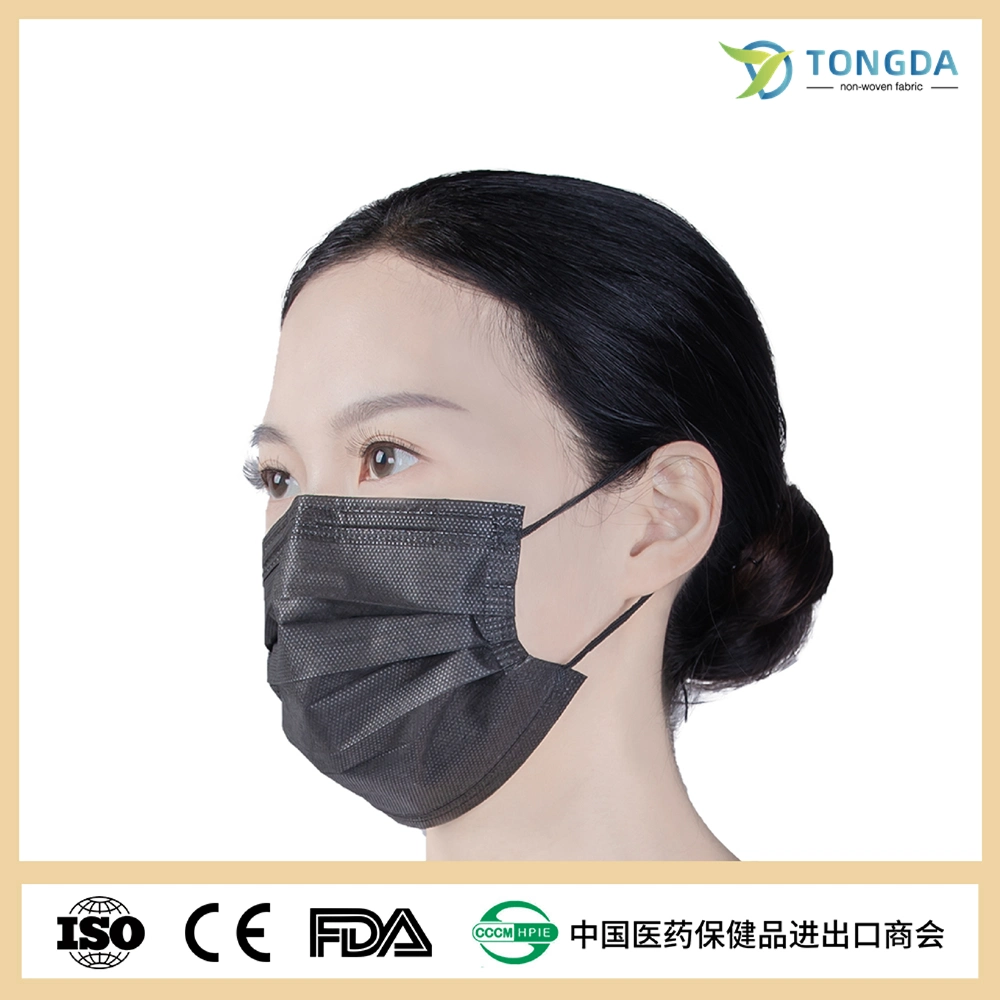 Non Woven Active Carbon Face Mask for Labor Protection 4-Ply Face Mask