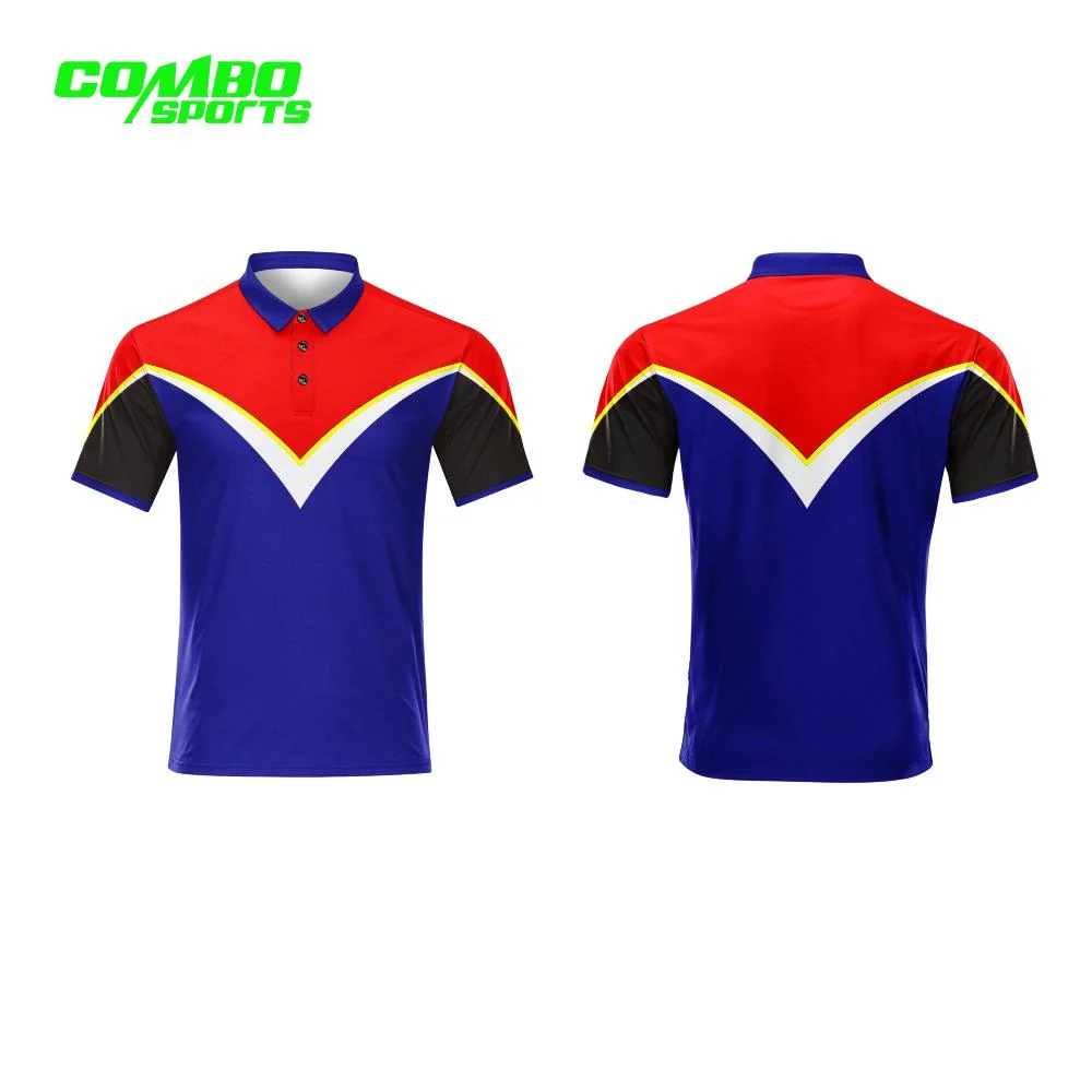 Combo All Over Custom Men Quick-Drying Digital Sublimation Team Sports Top Polo Shirt