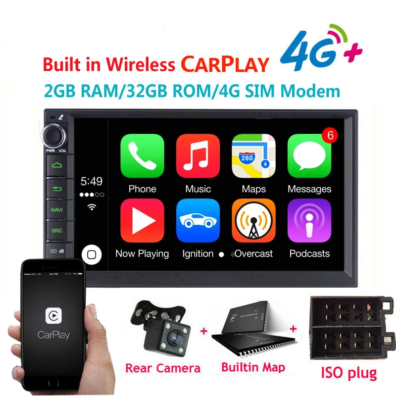 Radio para coche Android10 universal de 2DIN 4G pulgadas y 7 módem Silverstrong Reproductor de DVD Doble DIN coche Android GPS Navegación Px5