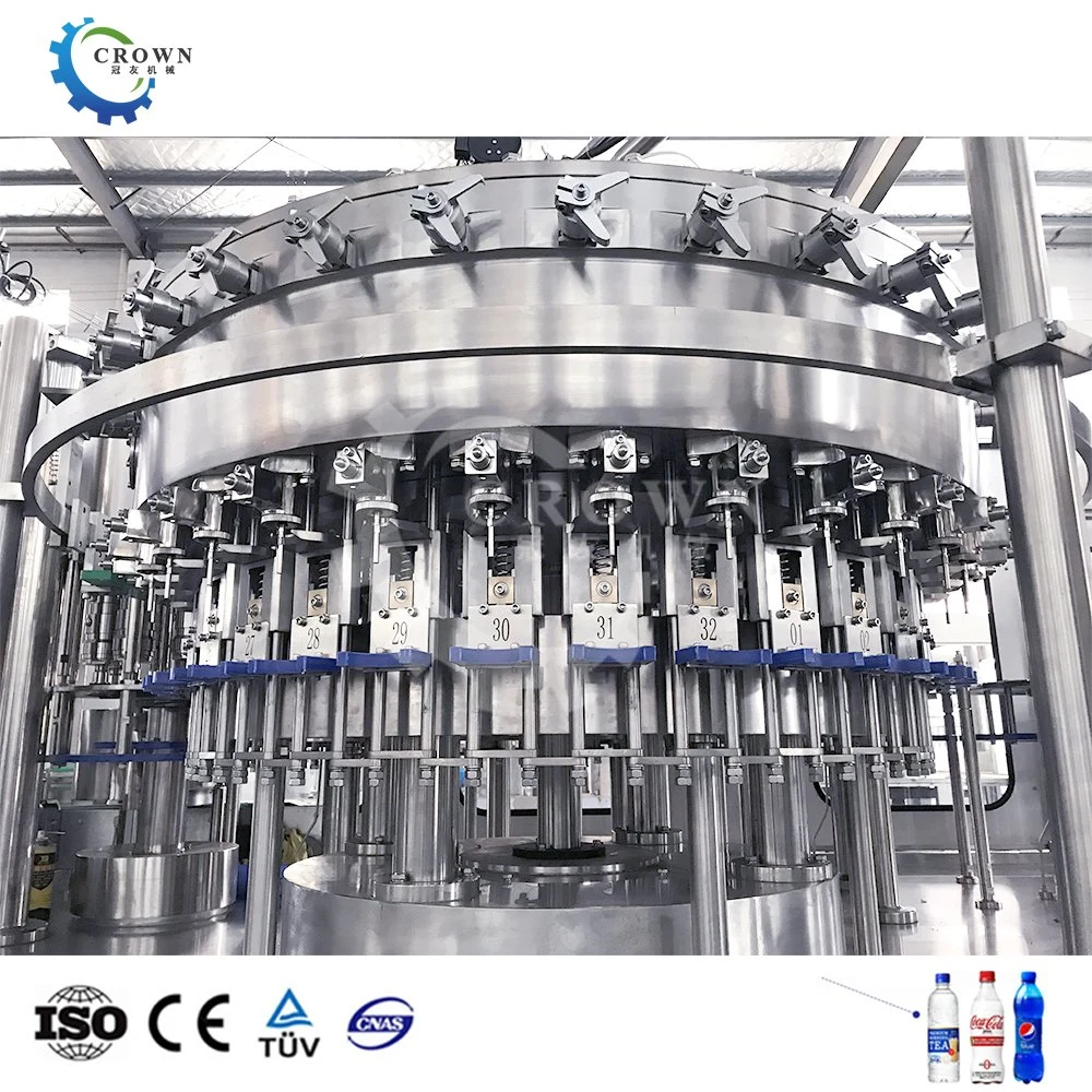 Automatic Soda Carbonated Beverage Soft Drinks Filling Capping Machine / Sparkling Water Filling Line