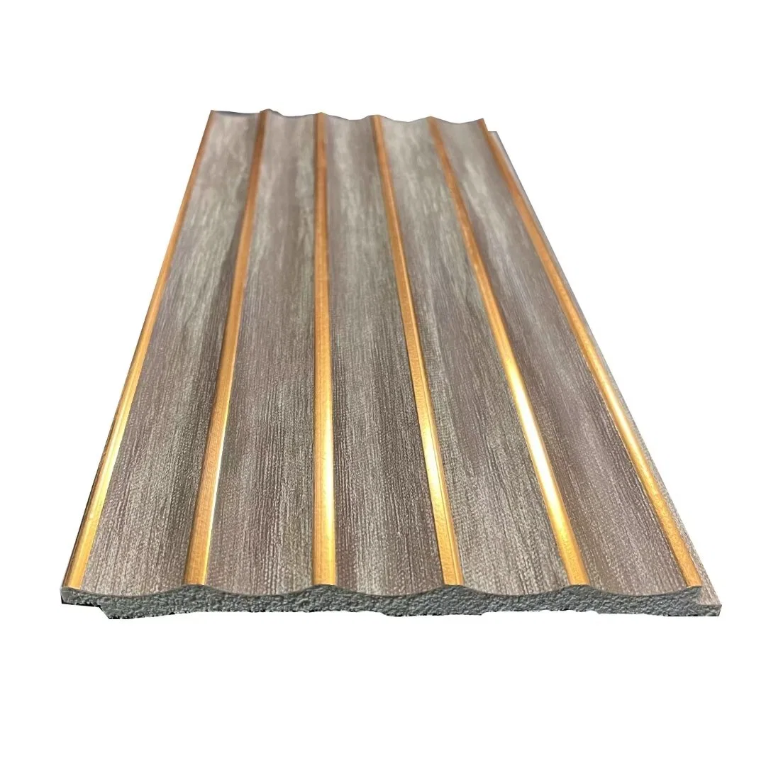 High Density Home Decoration Moisture Proof Fluted Wood Louver