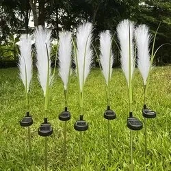 Nouveaux gobelets décoratifs pour les fêtes Noël chaud pelouse extérieure artificielle Feux à lames À LED