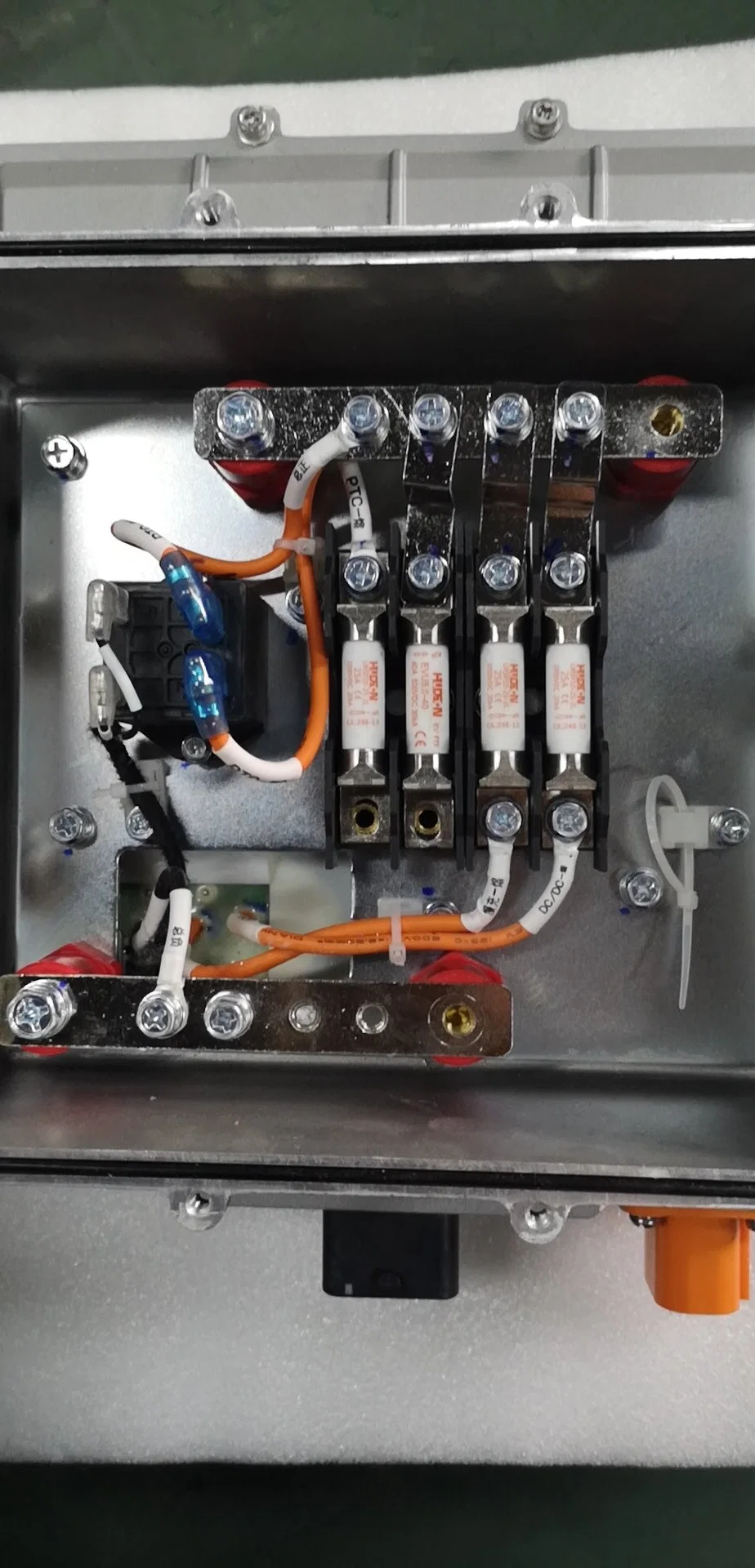 Fusible de CC de la batería del EV 500Vdc Alimentación de la serie de fusibles tubulares 10A 20A 30A 40A 50A