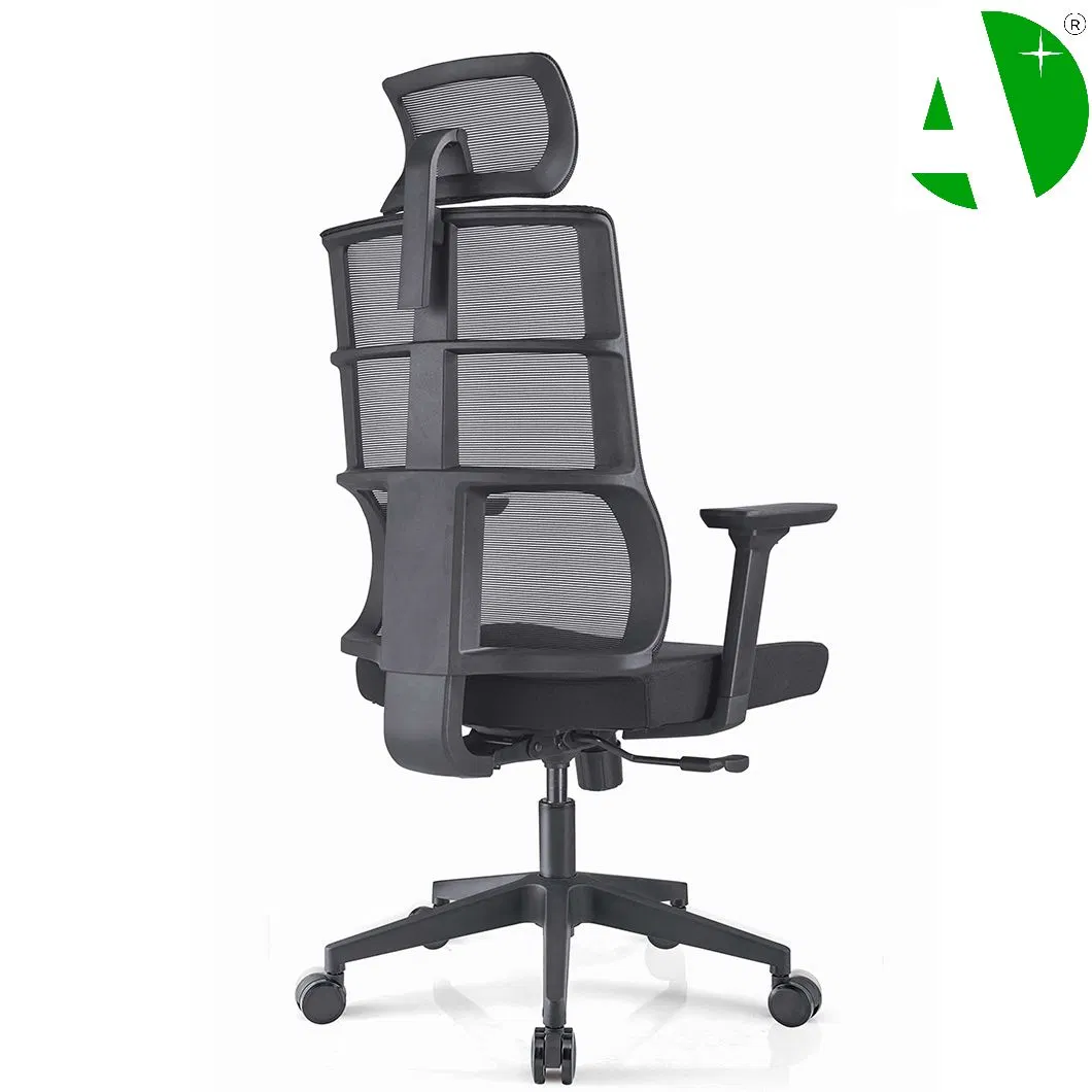 Ergonomisches Netz Holz Leder Swivel Besucher Gaming Bürostuhl Startseite Möbel