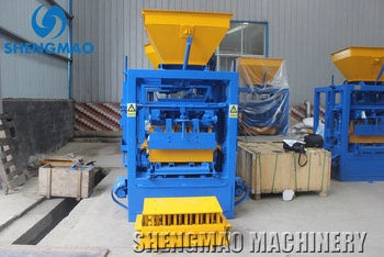 Fly Ash Paving Block Machine Hot Sale Qt4-24 Semi Automatic Brick Making Machine