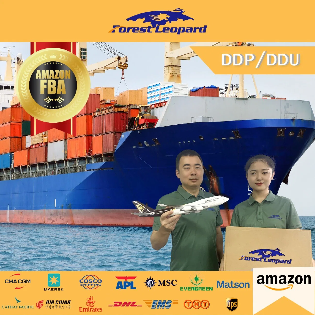 Check DDP Logistics Service Rate Cago Freight Forwarder Shipping Agent China to USA UK Germany Australia Canada France Italy EU