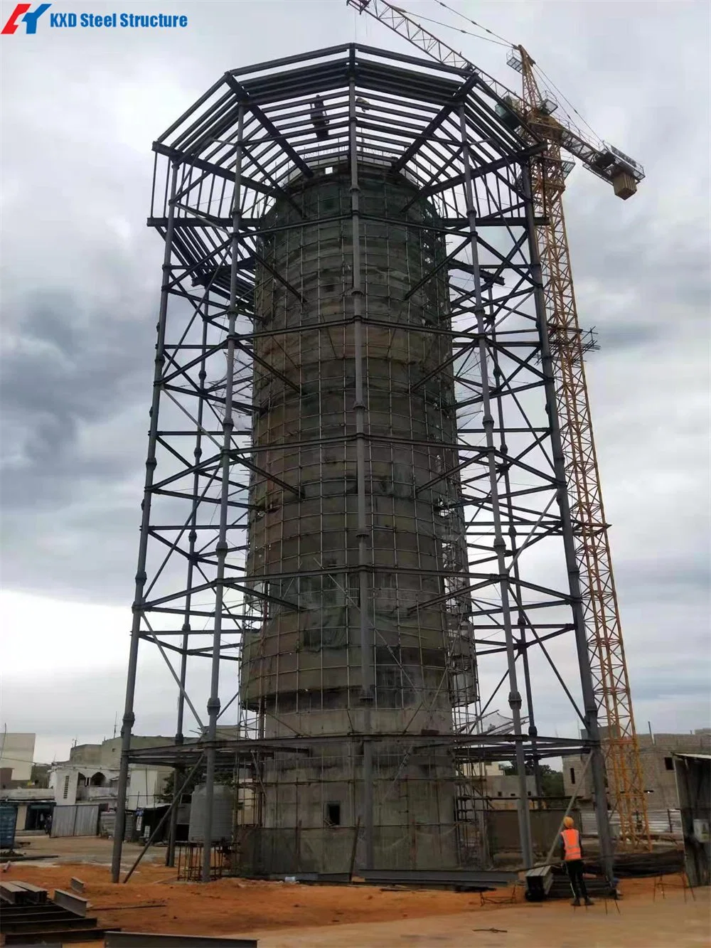 Customized Steel Structure Water Tank Tower