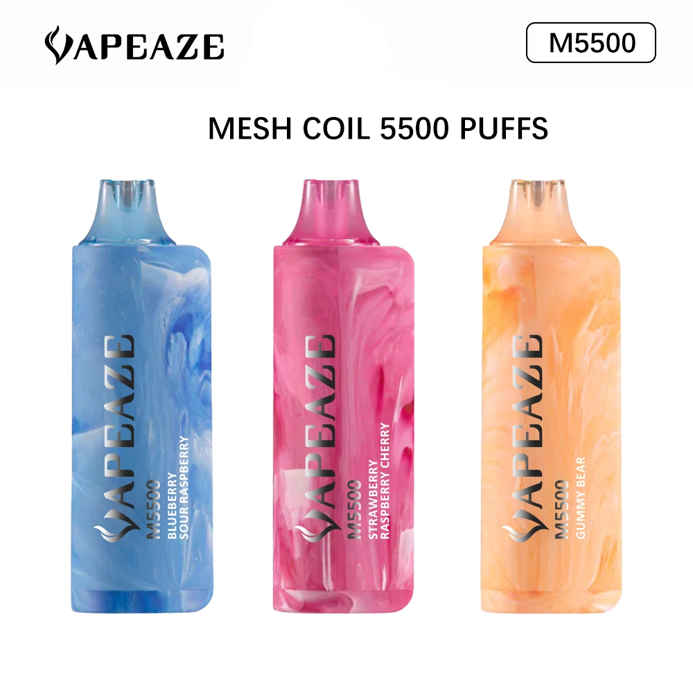 2023 Pen Hookah Perfect Kinds of E-Cigarette M5500models up to 5500 Puffs Different Color Wholesale Vape