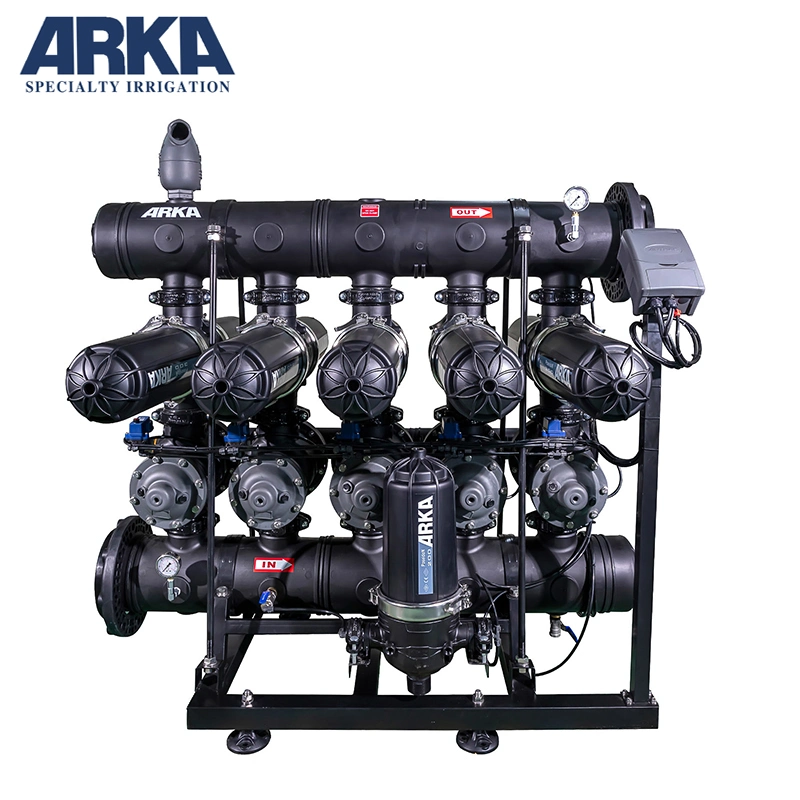 Arka 4 Inch 5 Units H Type Agriculture Water Filtration Irrigation Water Treatment Disk Filter