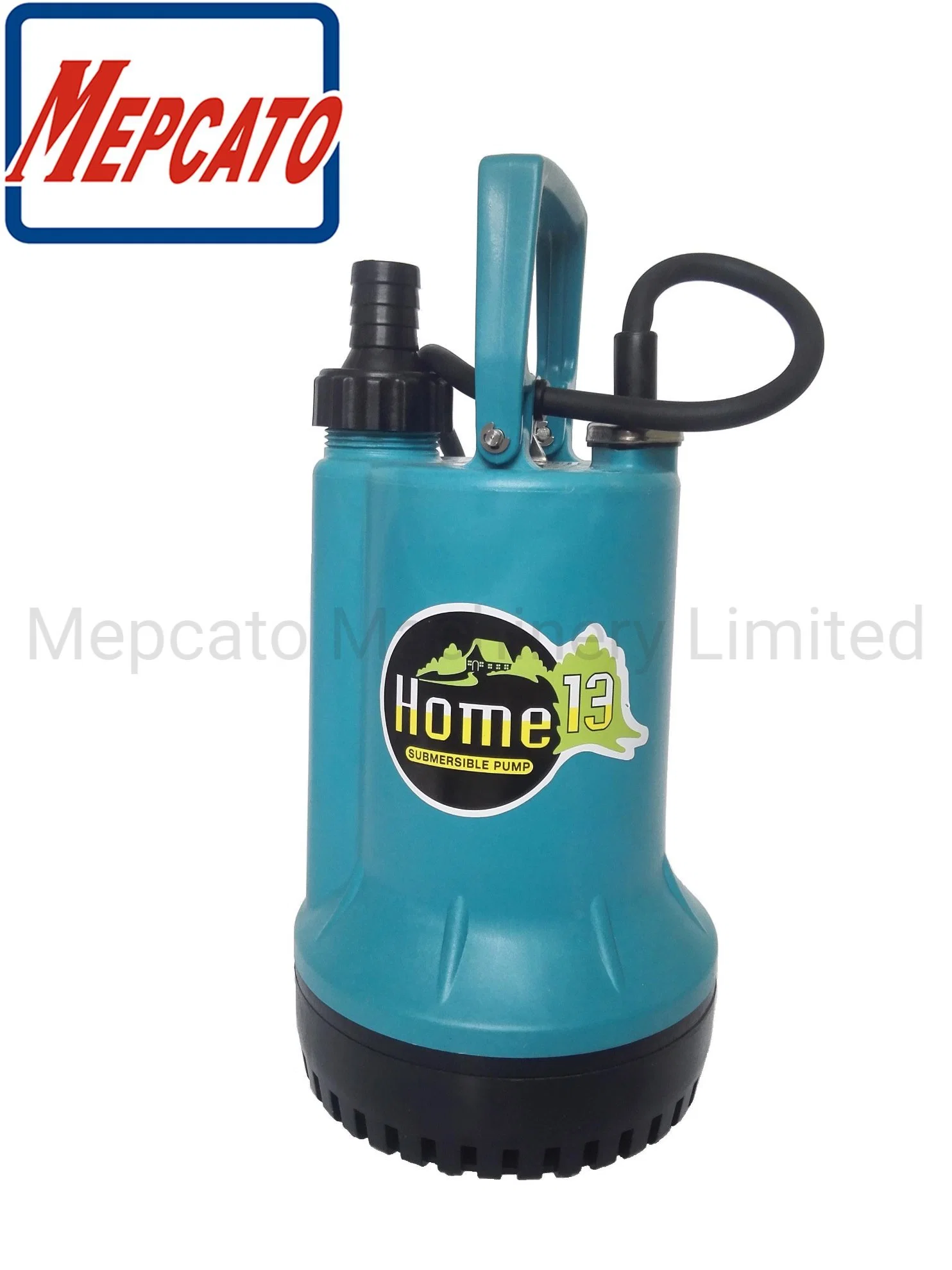 Pompe à eau submersible en plastique portable pour usage domestique avec interrupteur à flotteur pour l'arrosage du jardin, le lavage de voiture et la vidange de sous-sol (série domestique).