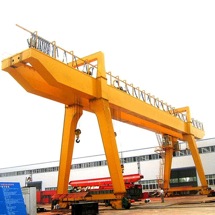 50/10t Heavy Duty Double Girder Electric Rail Mobile Goliath Crane