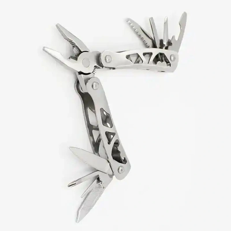 Mini Flagship 10 in 1 Multi-Functional Tool Folding EDC Hand Tool Screwdriver Pliers Bottle Opener Outdoor Multi-Tool Hardware Tool Set